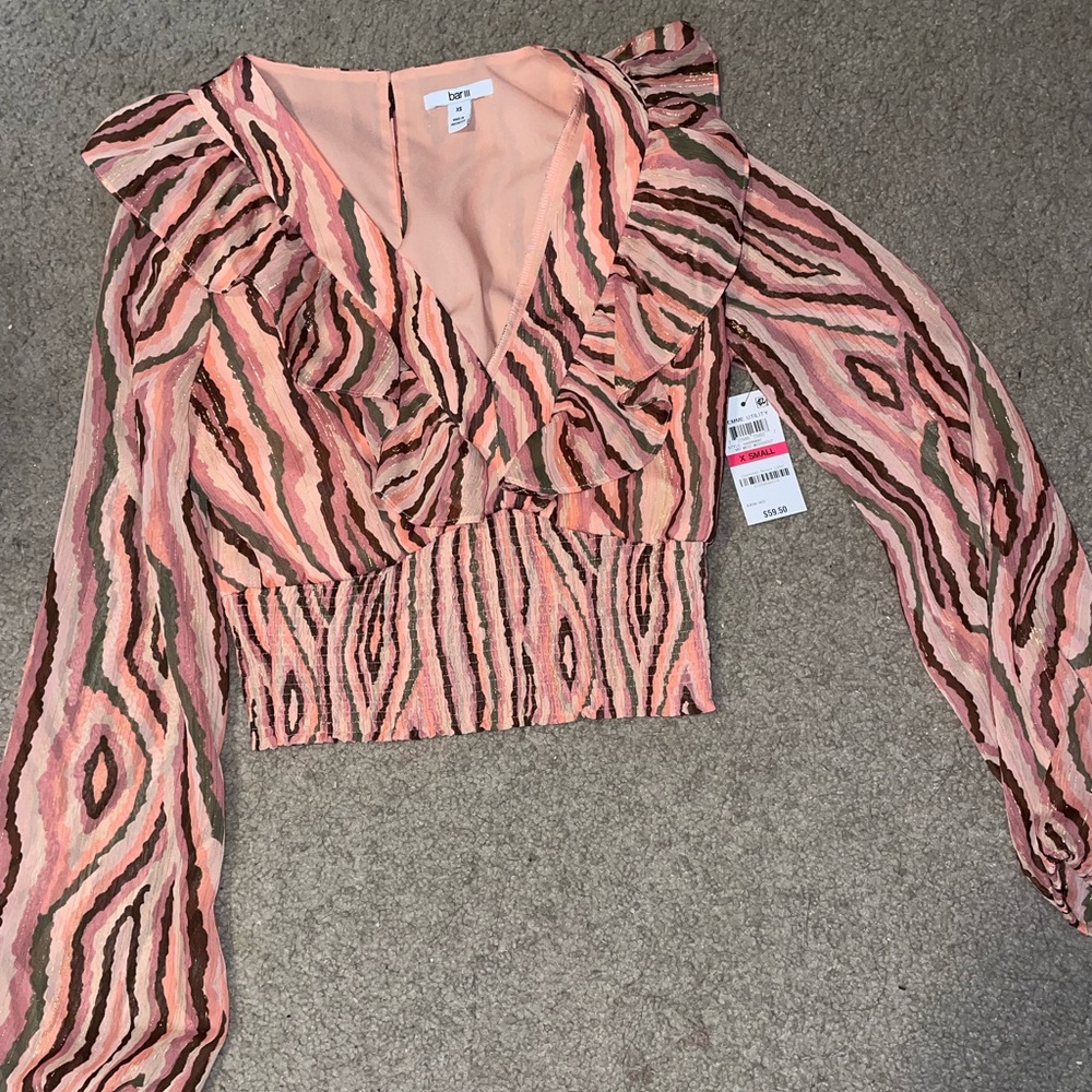 Bar III long sleeve top